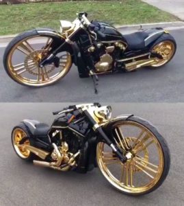 Custom Harley Motorcycle Picture