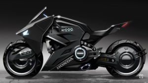 Futuristic Honda Motorcycle Concept