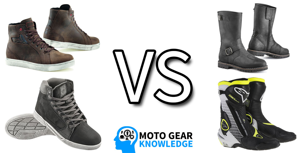 Motorcycle Boots vs Shoes
