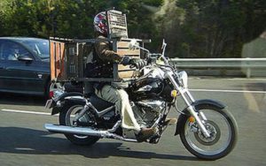 Moving Furniture With A Motorcycle