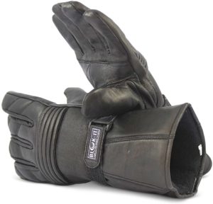 Blok-IT Leather Motorcycle Gloves