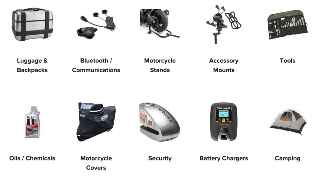 Motorcycle Accessory Choices