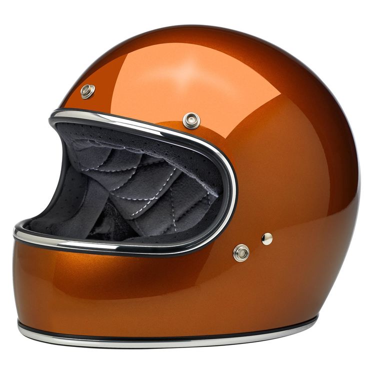 Biltwell Burnt Orange Motorcycle Helmet